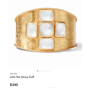Julie Vos Gold and White Savoy Bracelet